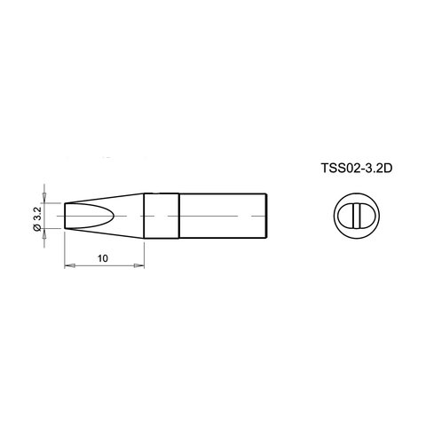 Паяльное жало Quick TSS02-3.2D Превью 2