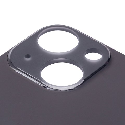 Задня панель корпуса для iPhone 13 mini, чорна, не потрібно знімати скло камери, Original (PRC), big hole, midnight Прев'ю 1
