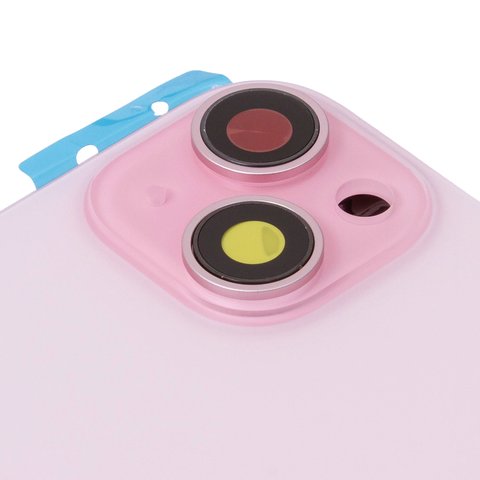 Корпус для iPhone 15, рожевий, з тримачем SIM-карти, з боковими кнопками, Original (PRC), EU version Прев'ю 1
