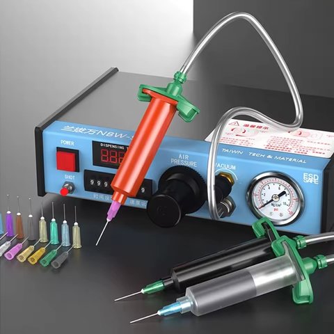 Голка-дозатор 23G, 0,63 мм, пряма, під гвинт, для шприців, 10 шт., 13 mm Прев'ю 1