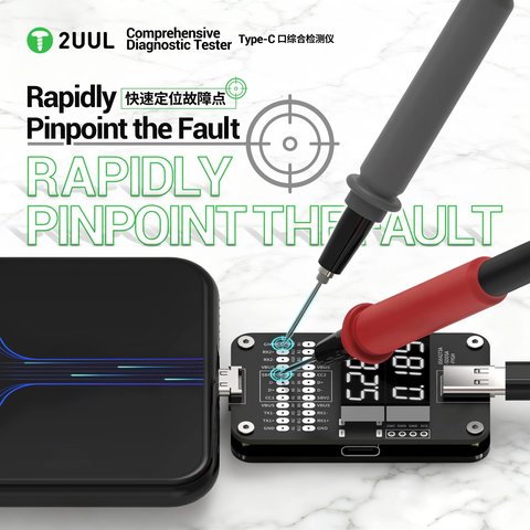 USB-тестер 2UUL PW32, USB тип-C Прев'ю 1