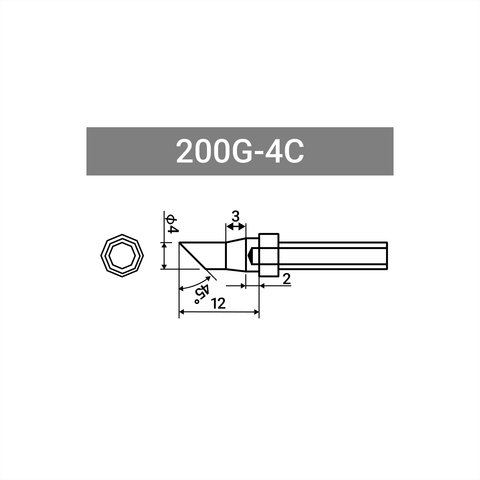 Паяльное жало Quick 200G-4C Превью 1