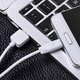 Cable USB Hoco X1, USB tipo-A, micro USB tipo-B, 100 cm, 2.4 A, blanco, #6957531032038 Vista previa  1