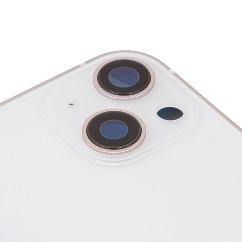 Housing compatible with iPhone 13, (white, with SIM card holders, with side buttons, starlight) Preview 1