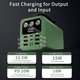 Power bank Konfulon A28Q, 60000 mAh, 22.5 W, verde, Quick Charge Vista previa  1