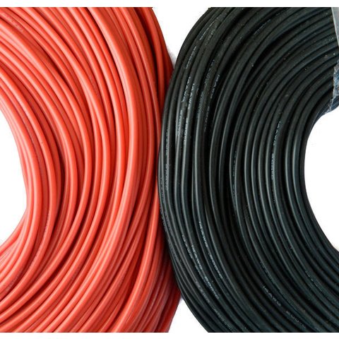 Провод в силиконовой изоляции 14AWG, 2 мм², 1 м, красный, UL3135 Превью 1