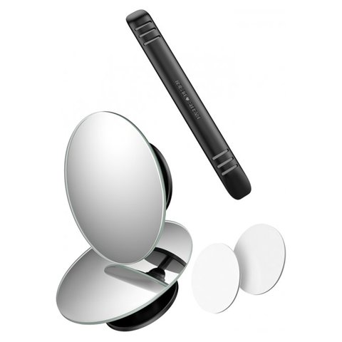 Автомобільне дзеркало Baseus Full view blind spot, чорне, клейка основа, #ACMDJ-01 Прев'ю 1