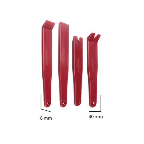 Car Trim and Panel Removal Tools Kit (Polyurethane, 4 pcs.) Preview 2