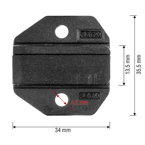 Mordazas reemplazables para crimpadora Pro'sKit CP-236DM5 Vista previa  1