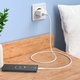 Adaptador de red Hoco C106A, blanco, con cable USB Tipo-C, 1 puerto, #6931474783912 Vista previa  2
