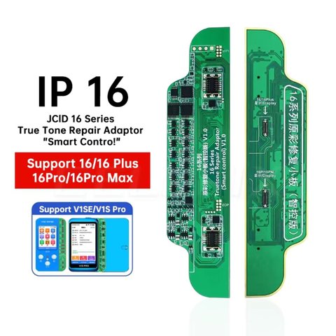 Adaptador JC V1SE / V1S Pro para reparar True Tone en iPhone 16 / 16 Plus / 16 Pro / 16 Pro Max Vista previa  1