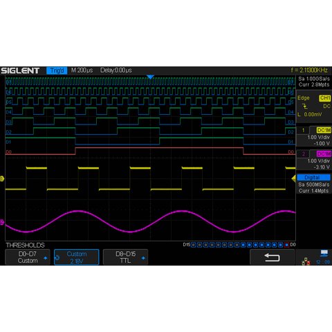 Фосфорный цифровой осциллограф SIGLENT SDS2304X Превью 14