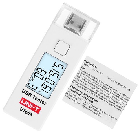 USB-тестер UNI-T UT658 Прев'ю 3