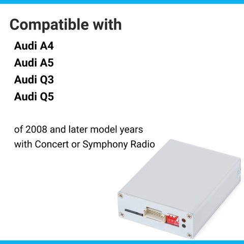 Адаптер подключения камеры заднего и переднего вида для Audi A4/A5/Q3/Q5 без системы MMI Превью 1