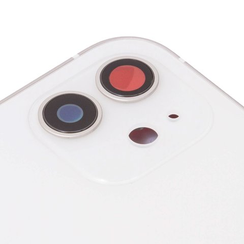 Корпус для iPhone 12, белый, с держателем SIM-карты, с боковыми кнопками Превью 1