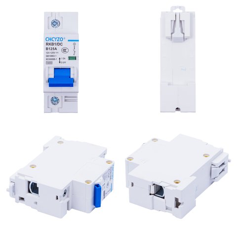Автоматичний вимикач постійного струму CHCYZO RKB1/DC B125A, 1P, 12 B - 125 В, 125 A Прев'ю 1