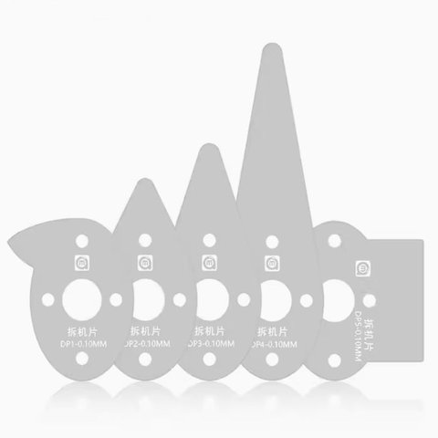 Інструмент для підняття дисплея/тачскріна Amaoe DP3, металева лопатка , 5 шт. Прев'ю 1